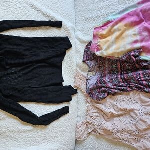 Elegant Black Knit Cardigan